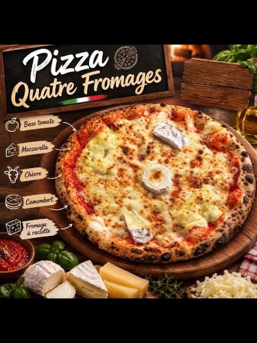 Pizza La Quatre Fromages
